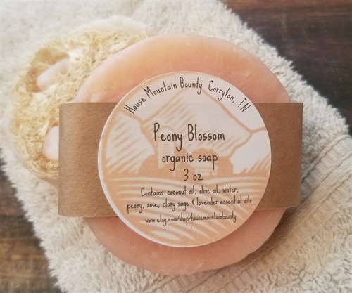 Peony Blossom Luffa Soap *Organic*