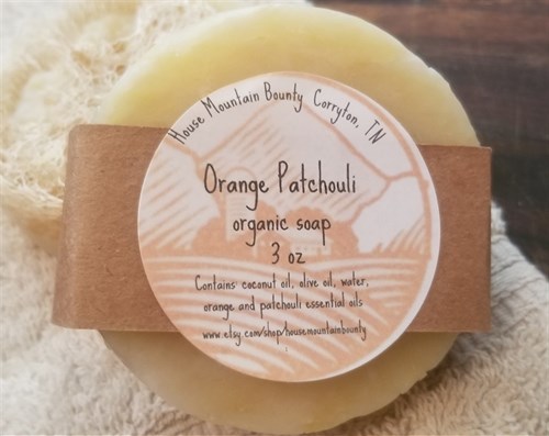 Orange Patchouli Luffa Soap *organic*
